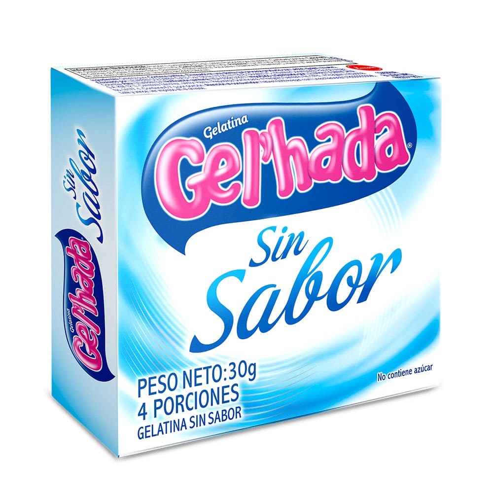 Gelatina sin sabor caja x 30 gr