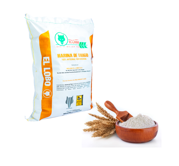 Harina integral Lobo  x 500 gr