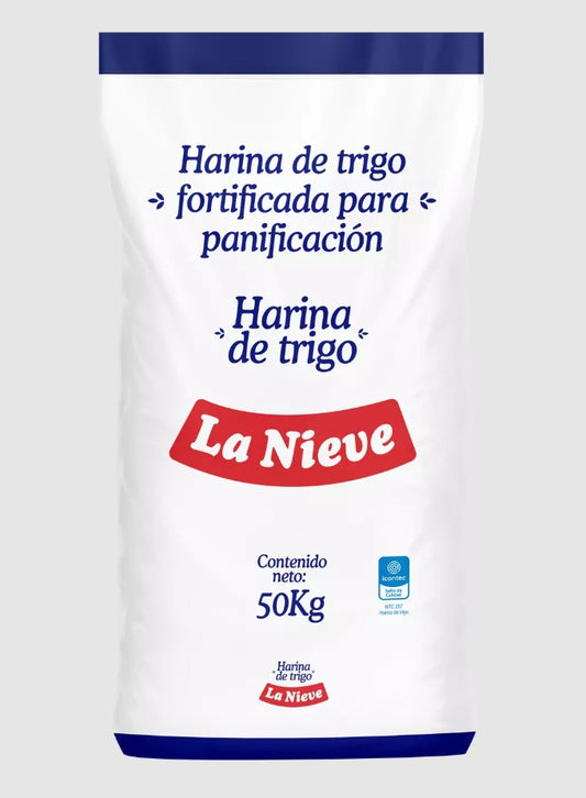Harina de trigo La Nieve x 50 kg
