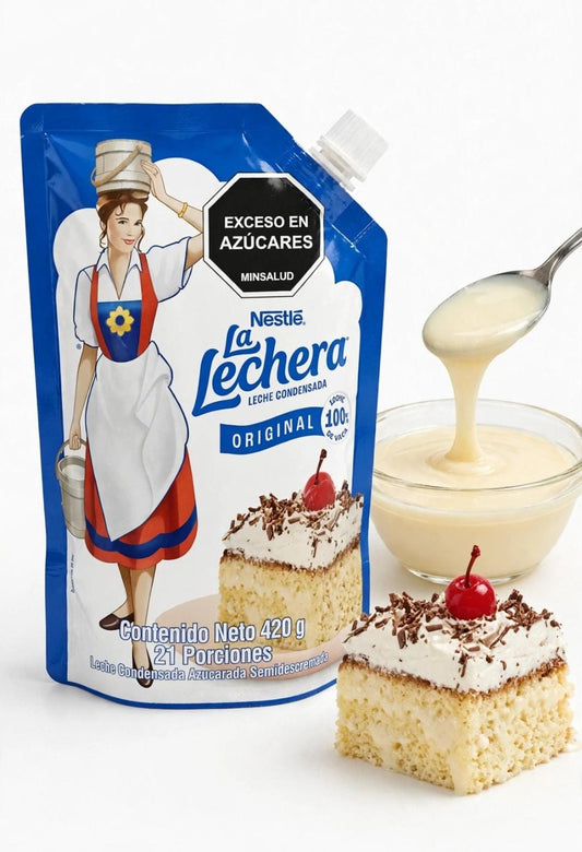 Leche condensada La Lechera x sachet 420 gr
