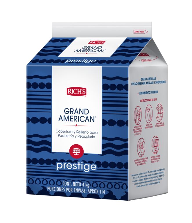 Crema para batir Rich Vainilla 4 kg