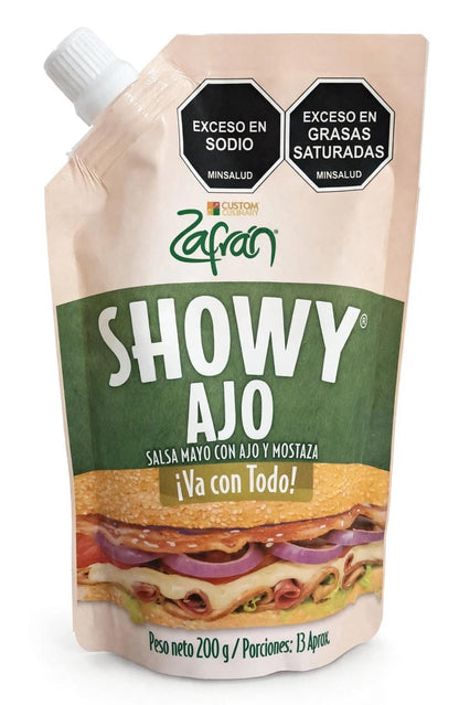 Salsa showy original y ajo
