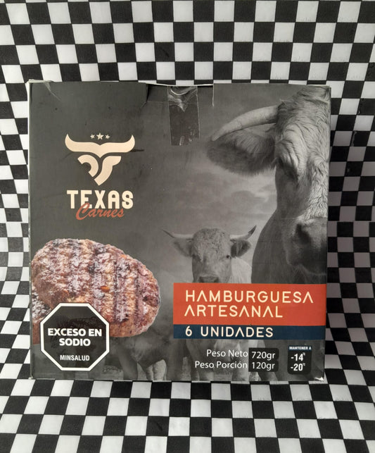 HAMBURGUESA TEXAS X 6UND