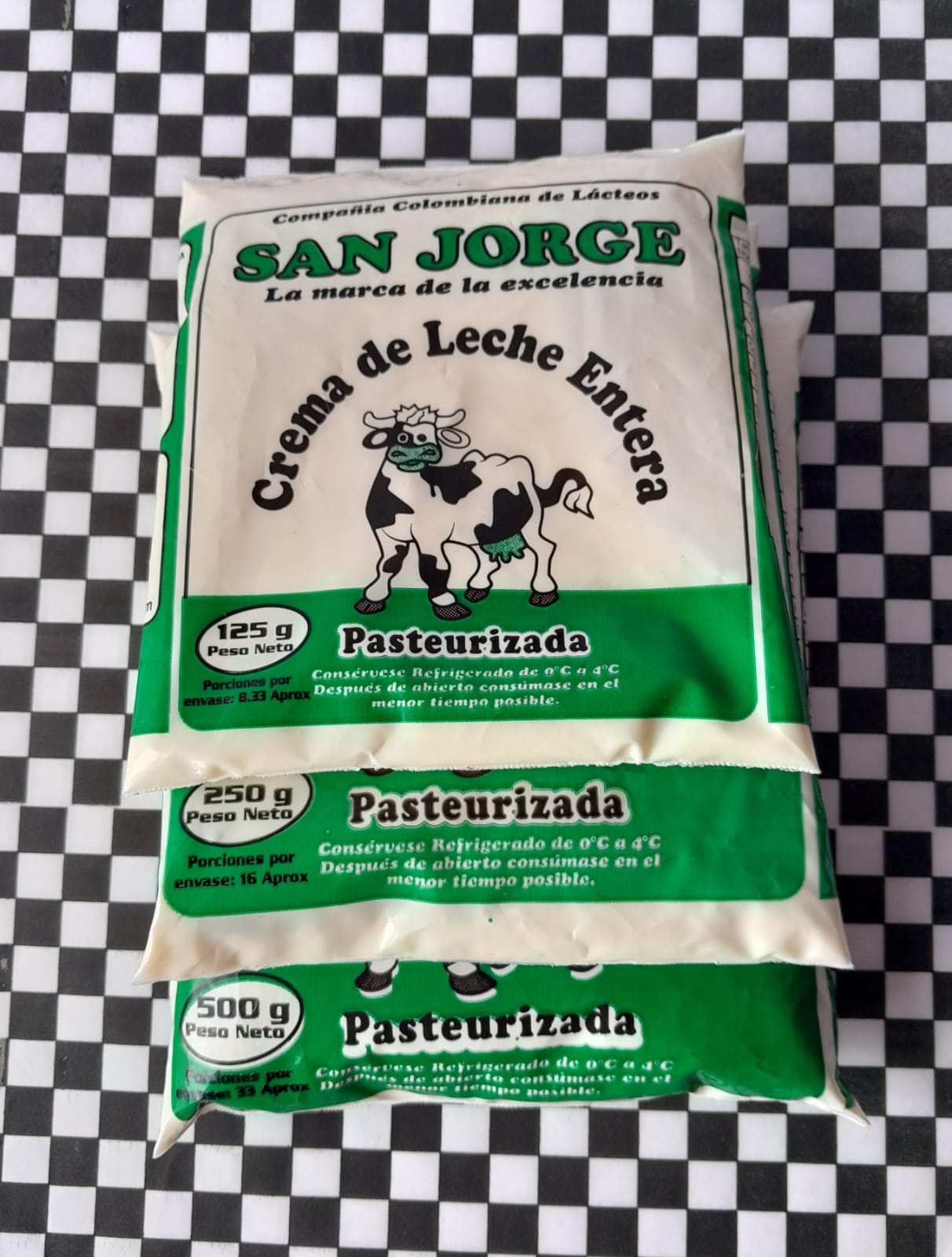 CREMA DE LECHE SAN JORGE(125GR-250GR-500GR)