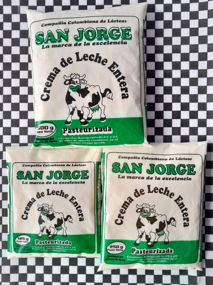 CREMA DE LECHE SAN JORGE(125GR-250GR-500GR)