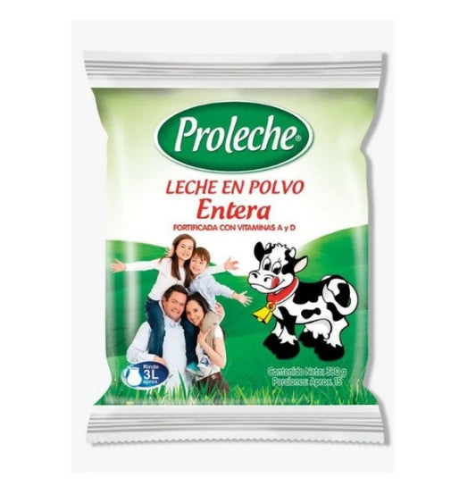 Leche en polvo proleche 380 gr