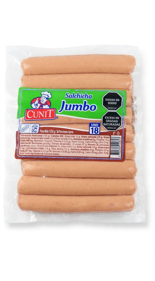 Salchicha Super perro cunit paq x 18 und Linea económica -