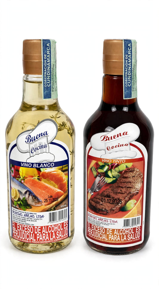 Vino para Cocina: Blanco con romero o vino tinto 375 cm