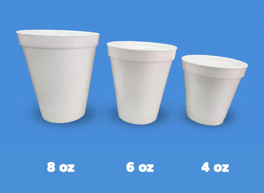 Vasos para bebidas calientes Icopor paquete x 20 unidades