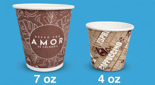 Vasos para bebidas calientes Carton x 50 und