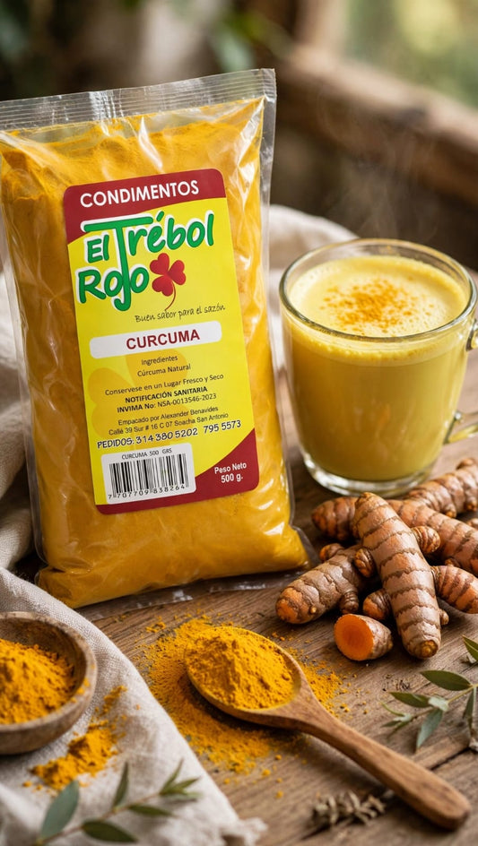 Cúrcuma pura en polvo