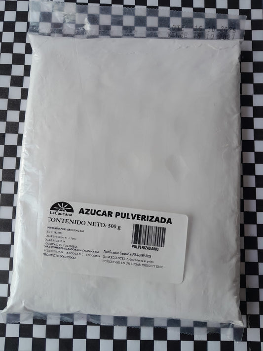 Azúcar pulverizada (Desde 0.5kg hasta 25 kg)