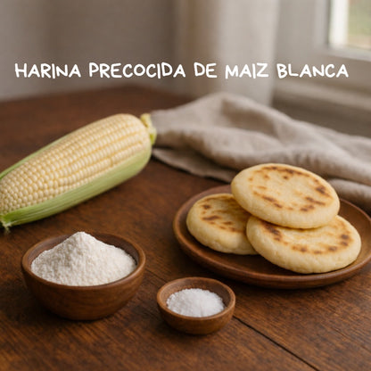 Harina Precocida de Maiz amarilla y blanca(Desde 6.25 Kg hasta 50 Kg)