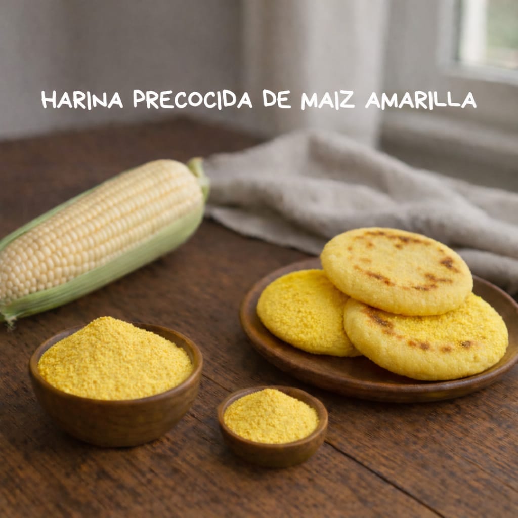 Harina Precocida de Maiz amarilla y blanca(Desde 6.25 Kg hasta 50 Kg)