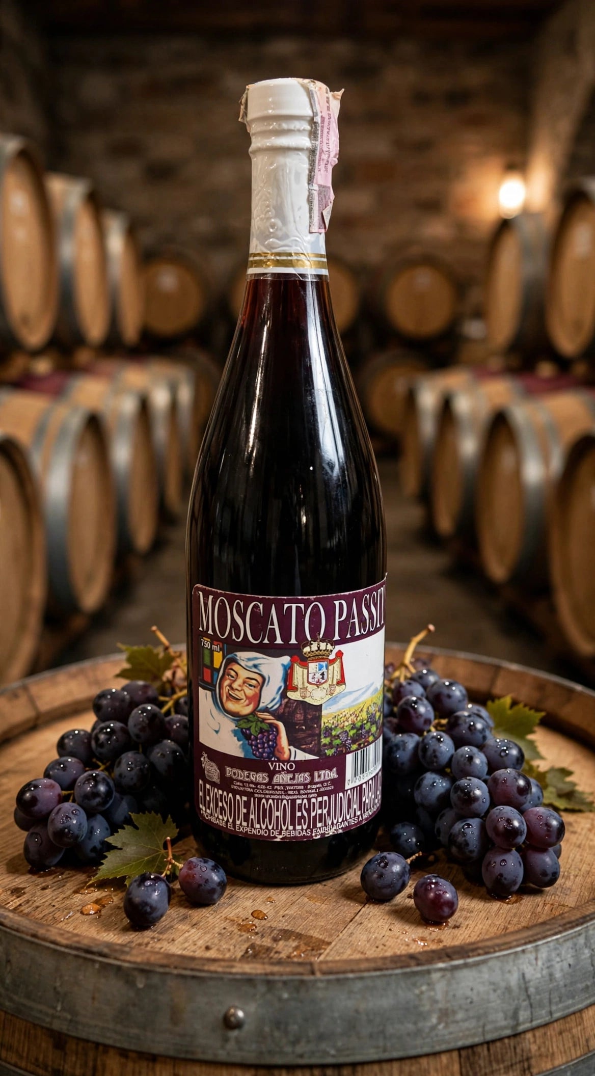 Vino Moscatel para torta moscato passito