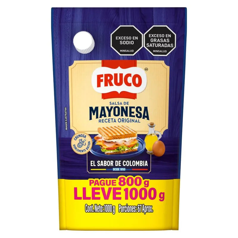 MAYONESA FRUCO(1000gr-190gr)