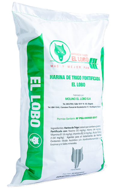 Harina de trigo Lobo 50kg