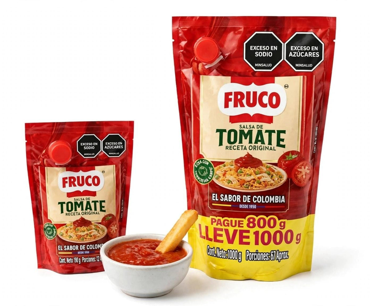 Salsa de Tomate Fruco(1000gr-190gr)