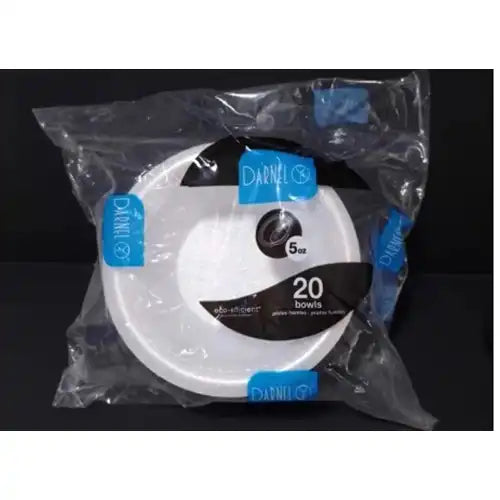 Platos Hondos Circulares 5 onz paq x 20 und - paca x 24 pq