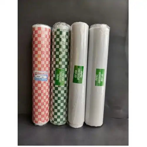Papel parafinado rollo x 20 mt blanco