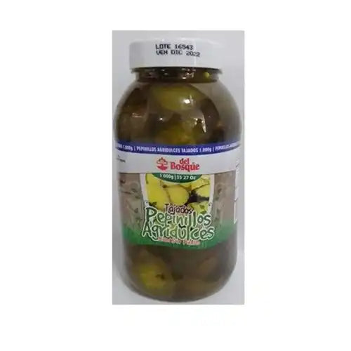 Pepinillos agridulces: frasco x 1000g