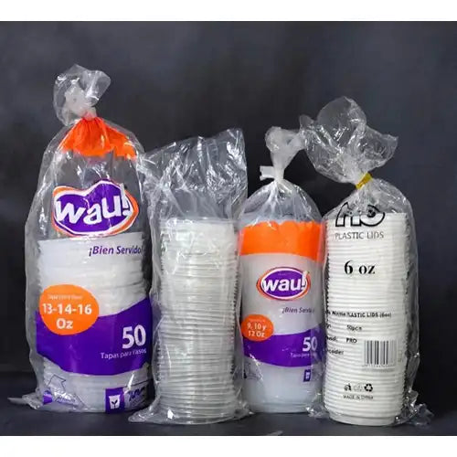Tapa para vaso plastico 9, 10 y 12 onz