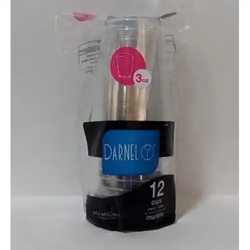 Vaso Murano 3 onz paquete x 12 und